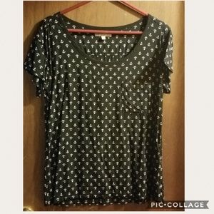 Gap womens Medium anchor top/blouse